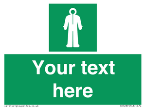 Custom sign safe condition Survival clothing